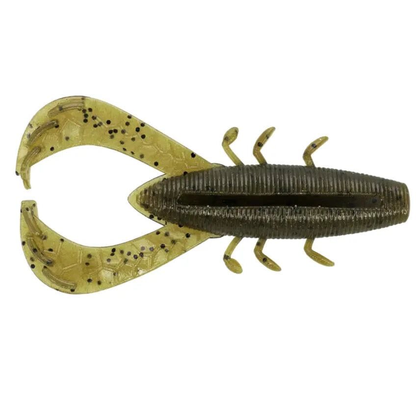 Yamamoto Nuki Bug Green Pumpkin Black Flake 3.5" 
