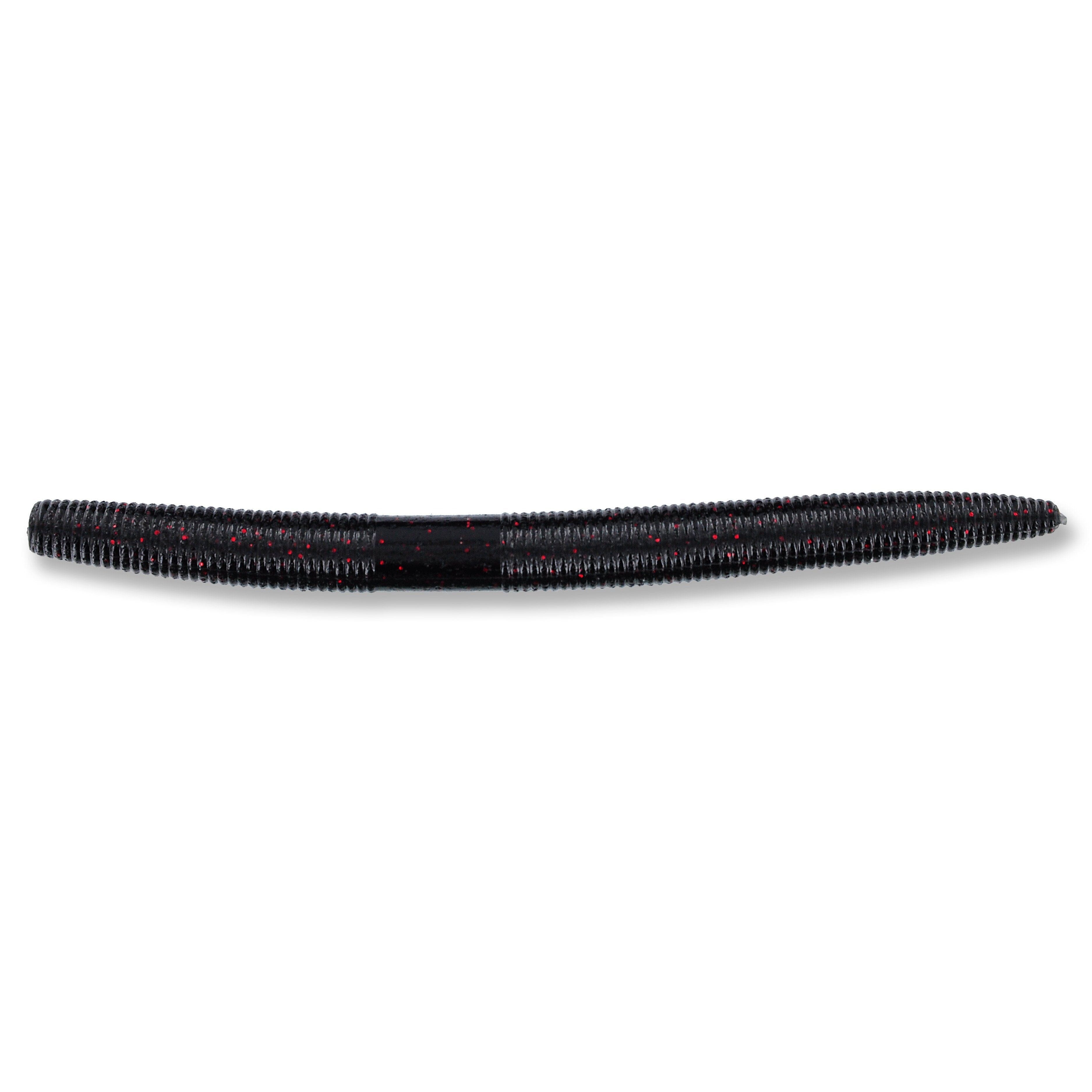 Yamamoto 5'' Senko-Black W/Red Flake-