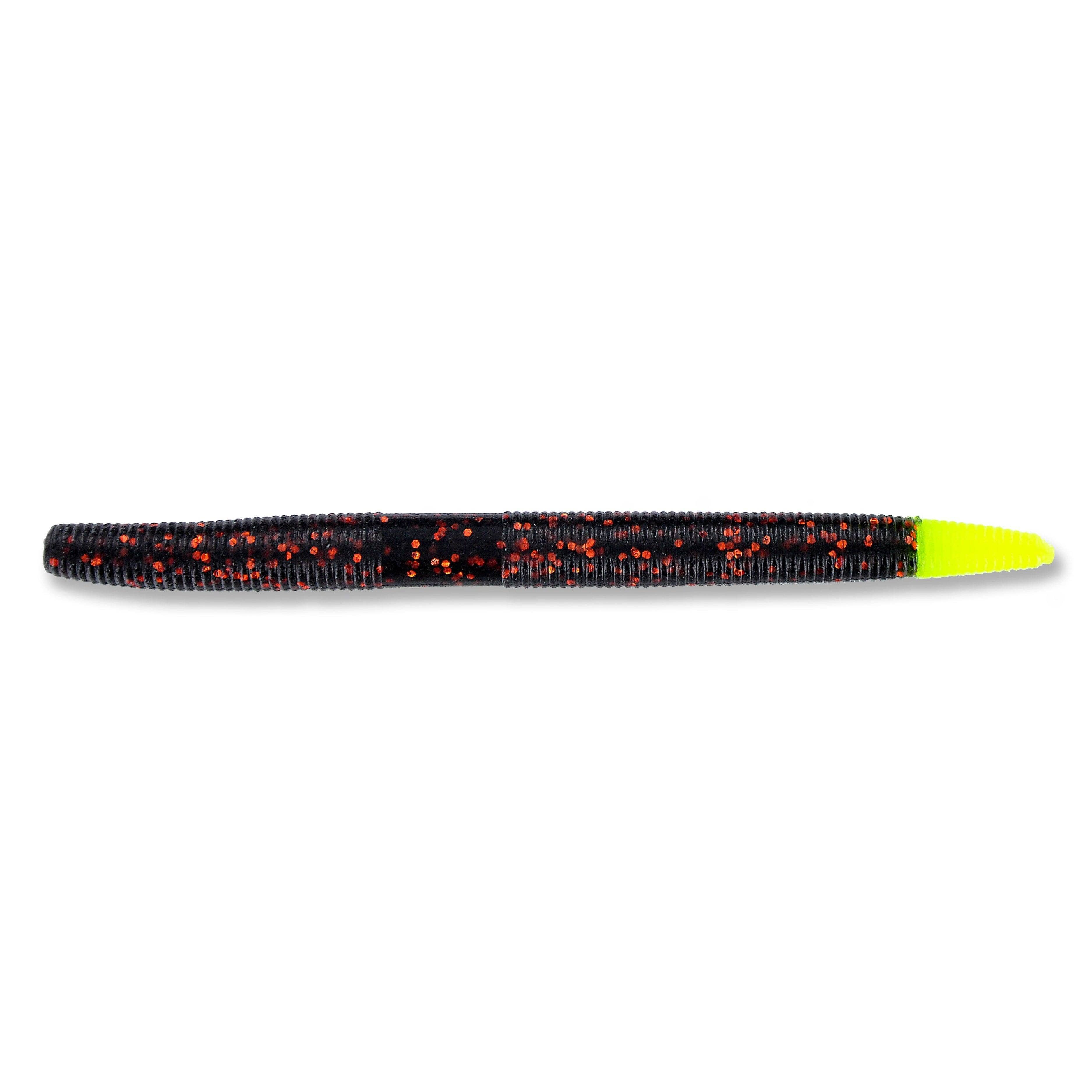 Yamamoto 5'' Senko-Core Shot Smoke W/Blk&Copp/Chart. Tip-