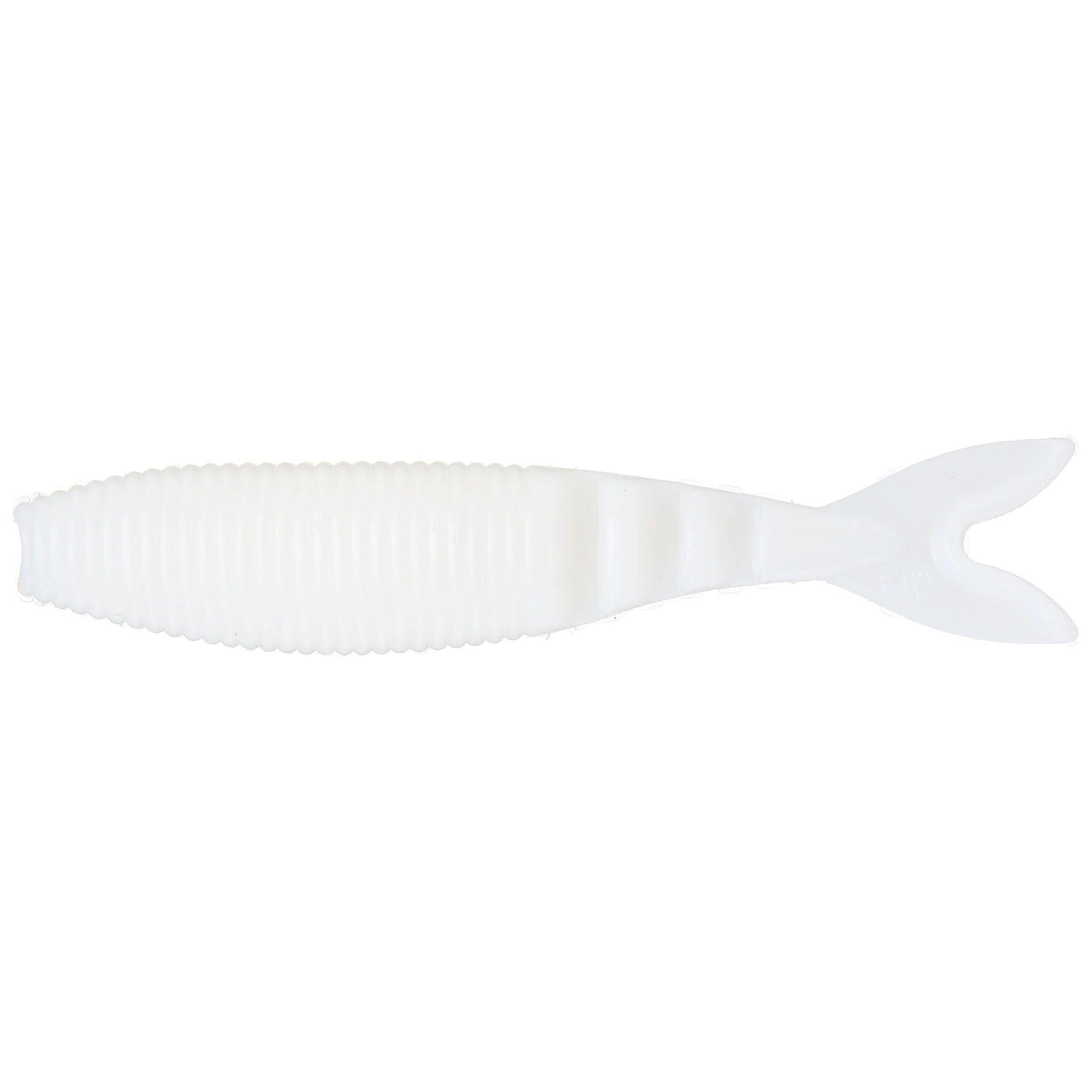 Yamamoto Slim Zako Swimbait Cream White 3.5" 6pk 