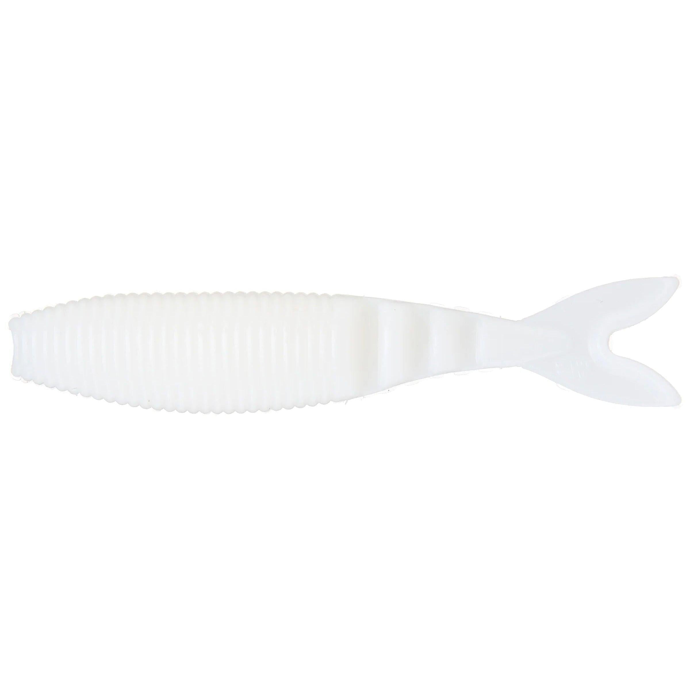 Yamamoto Slim Zako Swimbait-Cream White-3.5" 6pk-