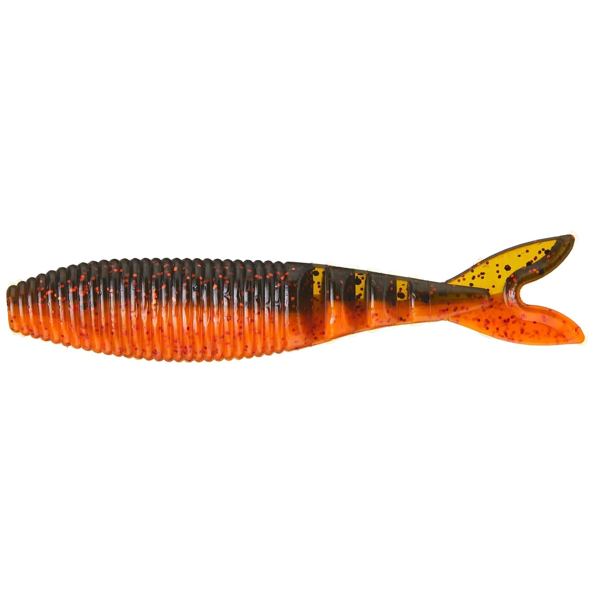 Yamamoto Slim Zako Swimbait Watermelon Copper Orange 3.5" 6pk 