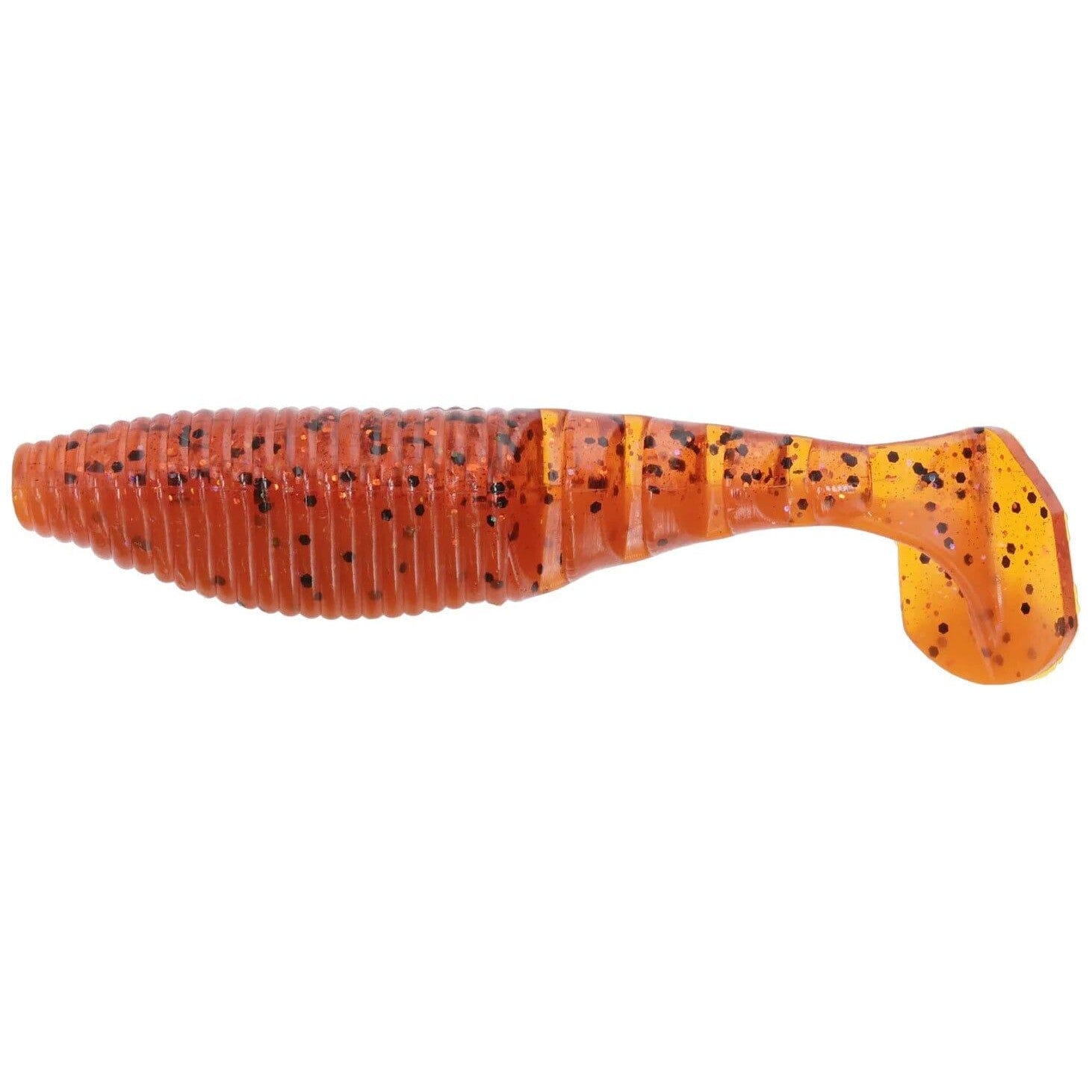 Yamamoto Zako Padletail Swimbait 4" Fire Craw 