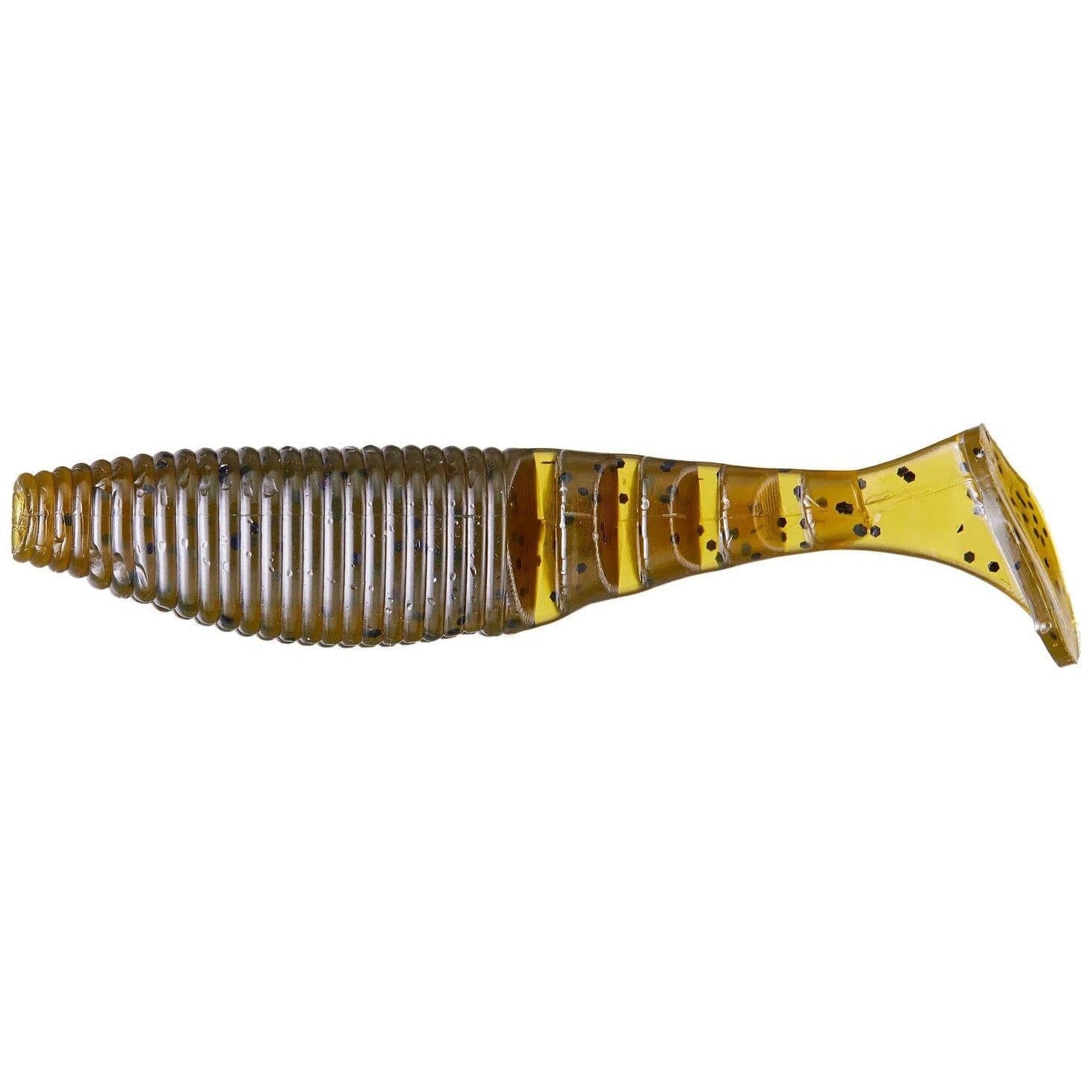Yamamoto Zako Padletail Swimbait 4" Green Pumpkin 