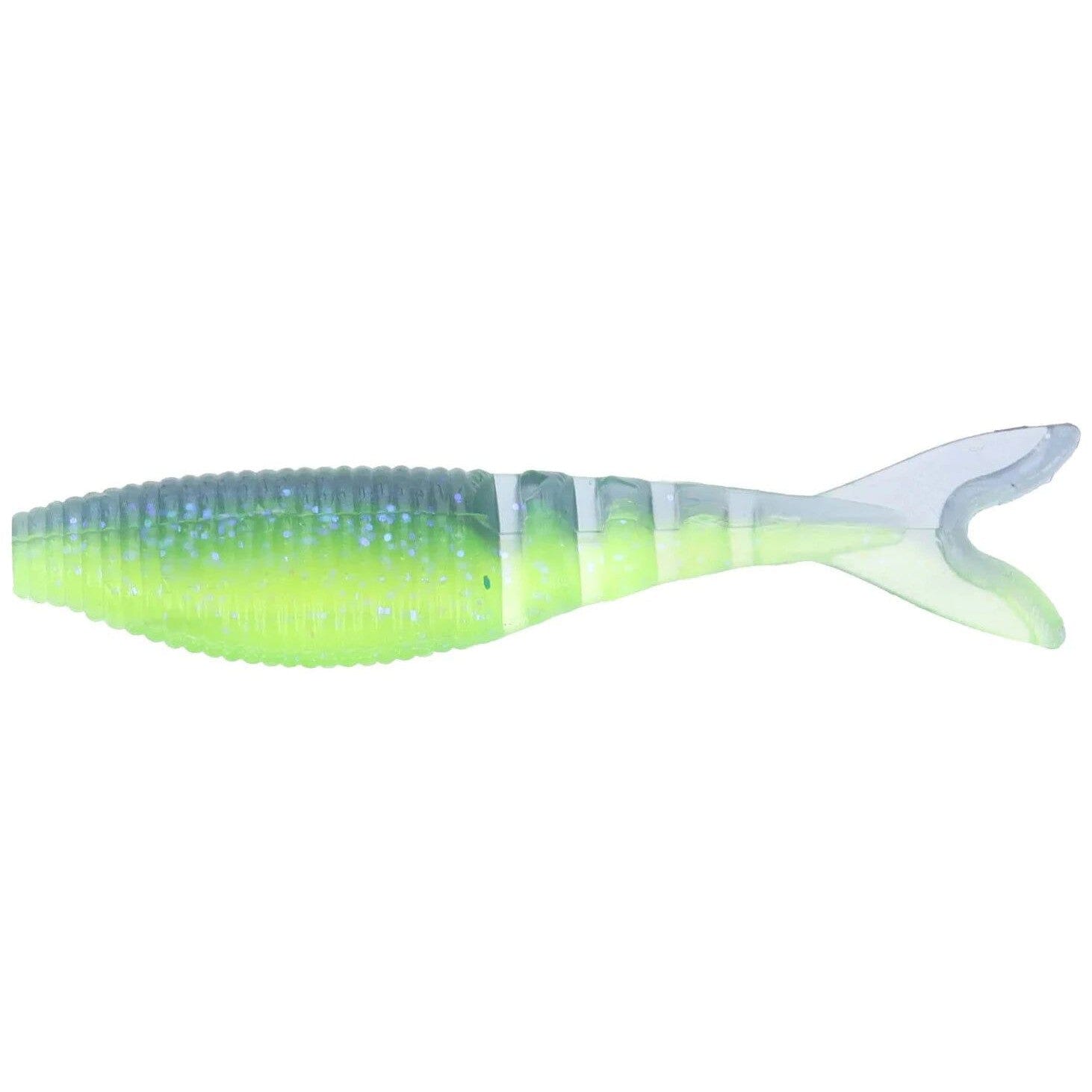 Yamamoto Zako Swimbait Chartreuse Electric Blue 3" 