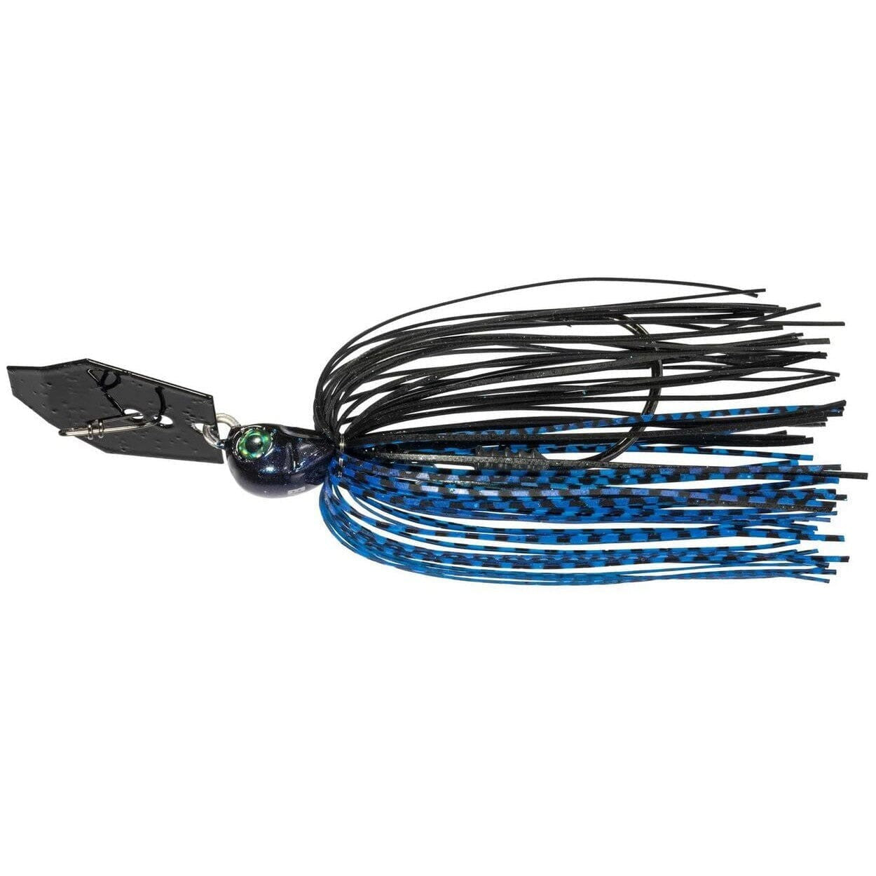 Z Man Chatterbait Elite EVO Bladed Jig-Black and Blue-1/2 oz-