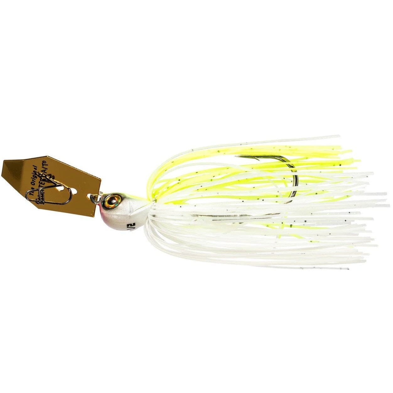 Z Man Chatterbait Elite EVO Bladed Jig-Chartreuse White-1/2 oz-