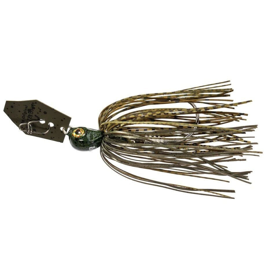 Z Man Chatterbait Elite EVO Bladed Jig-Green Pumpkin-1/2 oz-