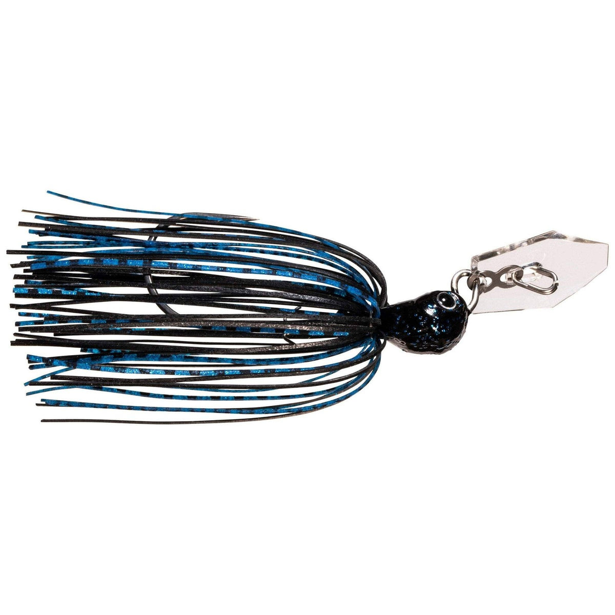 Z Man Chatterbait Jackhammer Stealth Blade Black Blue 1/2 oz 