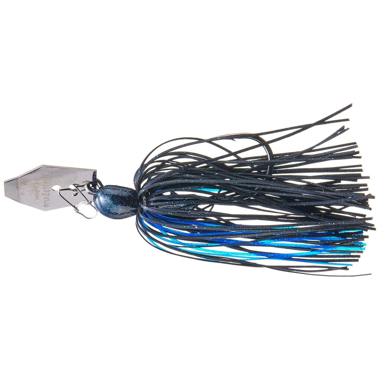 Z Man Chatterbait Mini Max Premium Bladed Jig Black And Blue 1/2 oz