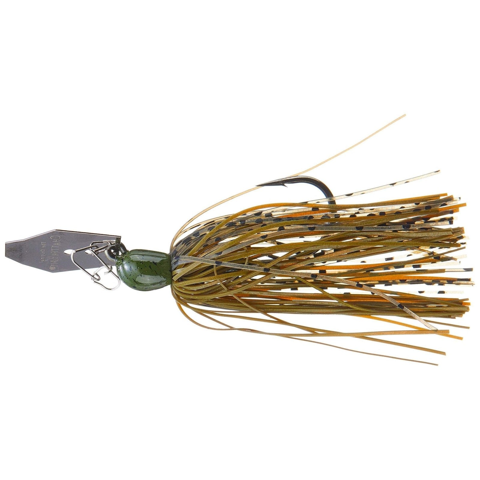 Z Man Chatterbait Mini Max Premium Bladed Jig-Green Pumpkin-1/2 oz-