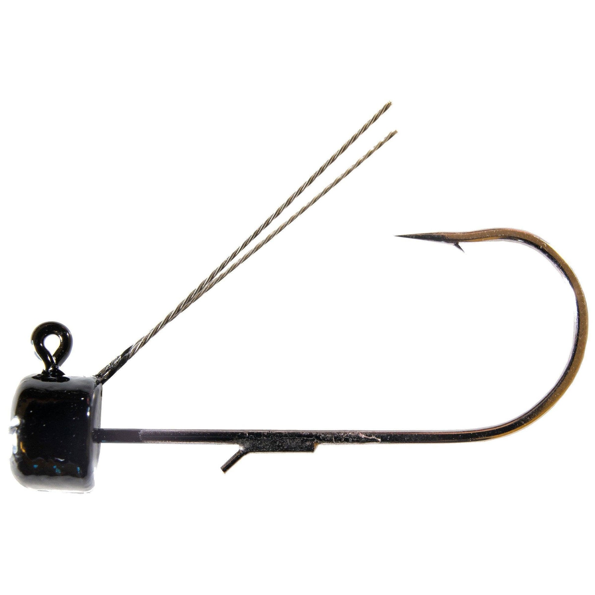 Z Man Mag Shroomz Weedless Jig Heads-1/8 oz-Black-