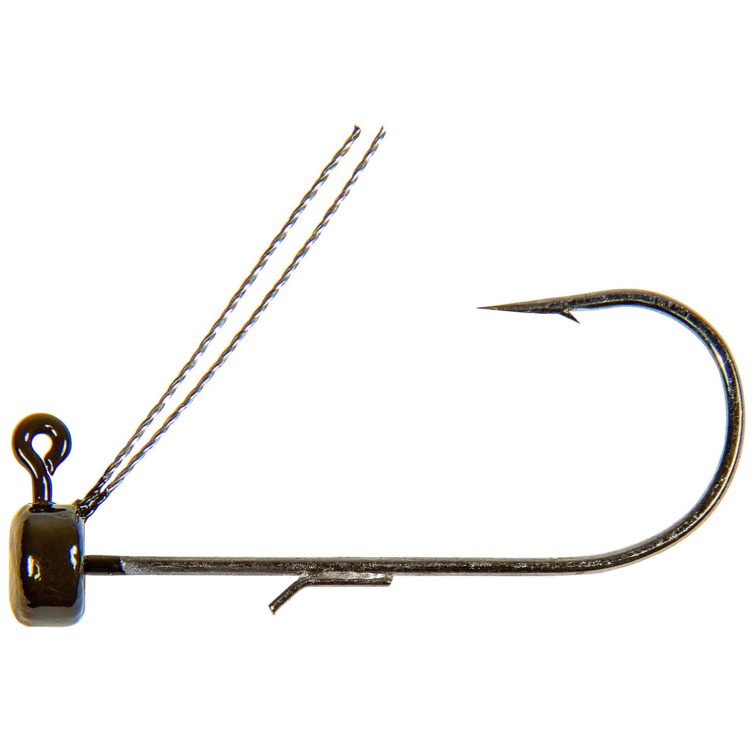 Z Man Mag Shroomz Weedless Jig Heads-1/8 oz-Green Pumpkin-