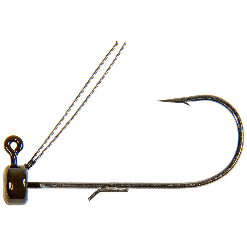 Z Man Mag Shroomz Weedless Jig Heads 1/16 oz Green Pumpkin 