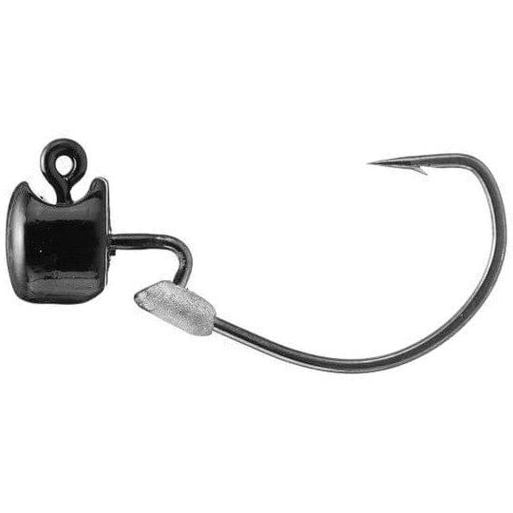 Z Man Nedlockz EWG Jig Heads 4pk 1/10oz Black 