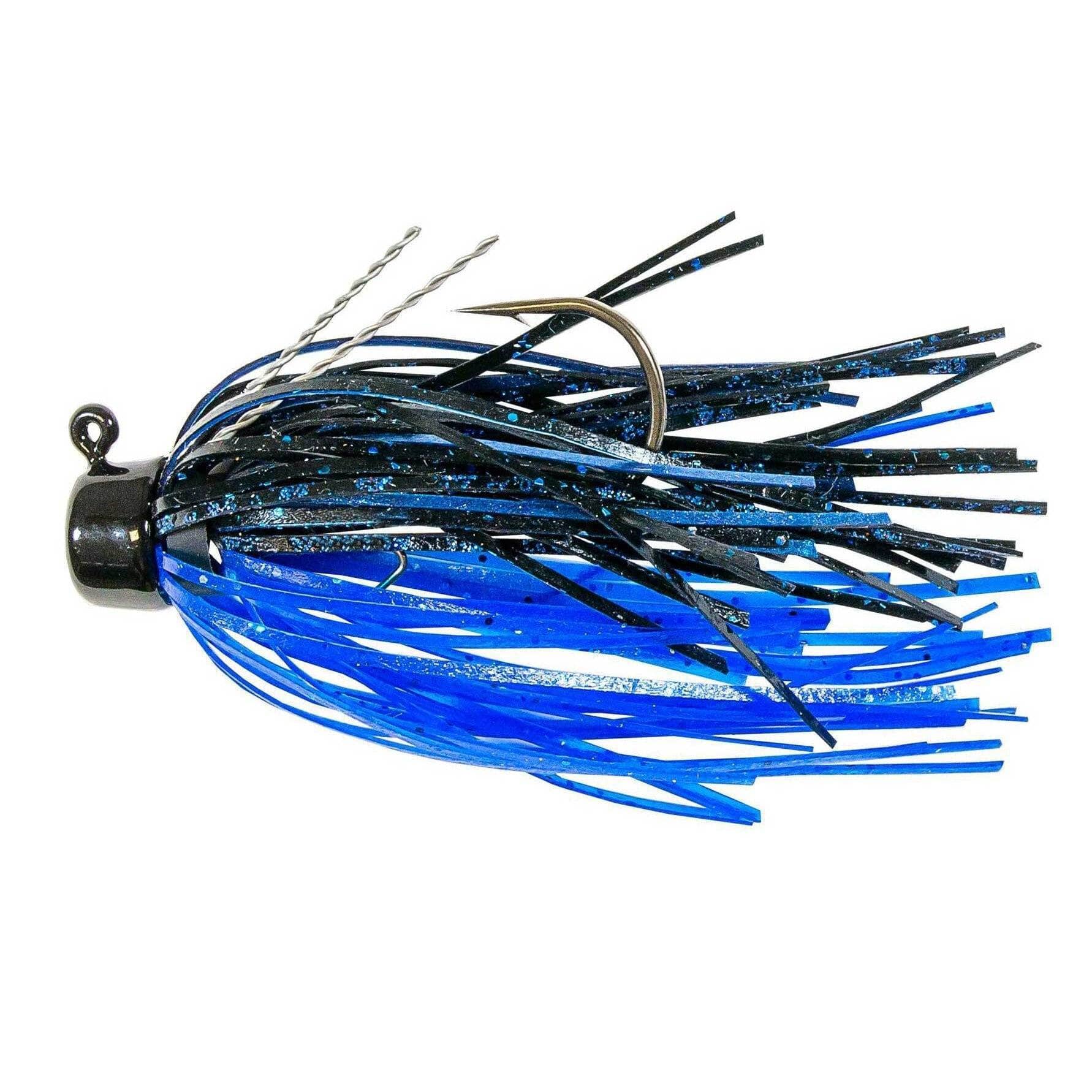 Z Man Shroomz Micro Finesse Jig 2Pk-Black And Blue-1/8 oz-