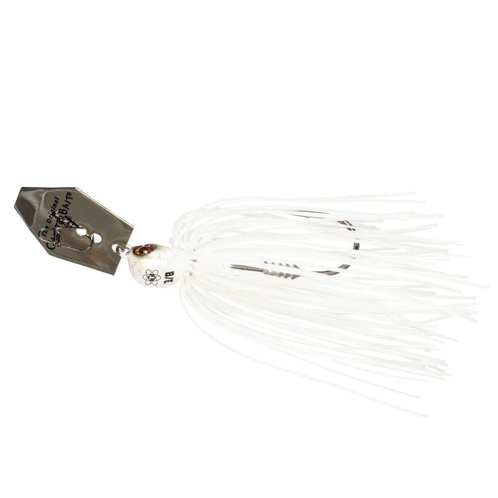 Z Man Tungsten Chatterbait Elite Evo Bladed Jig-White-1/2oz-