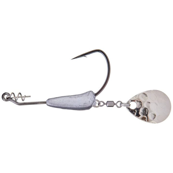 Zappu Bredy Weedless Underspin 2pk-#3 Hook 5 gram-Colorado Nickel-