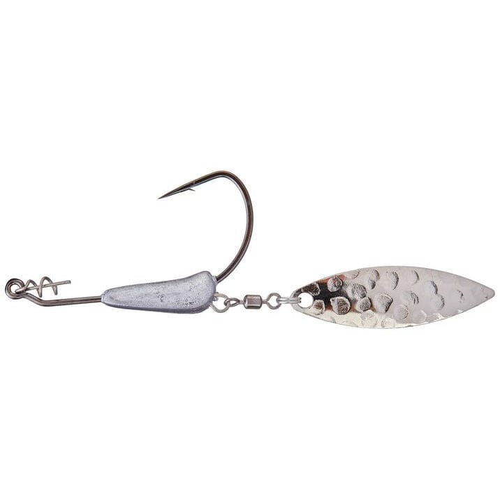 Zappu Bredy Weedless Underspin 2pk-#3 Hook 5 gram-Willow Nickel-