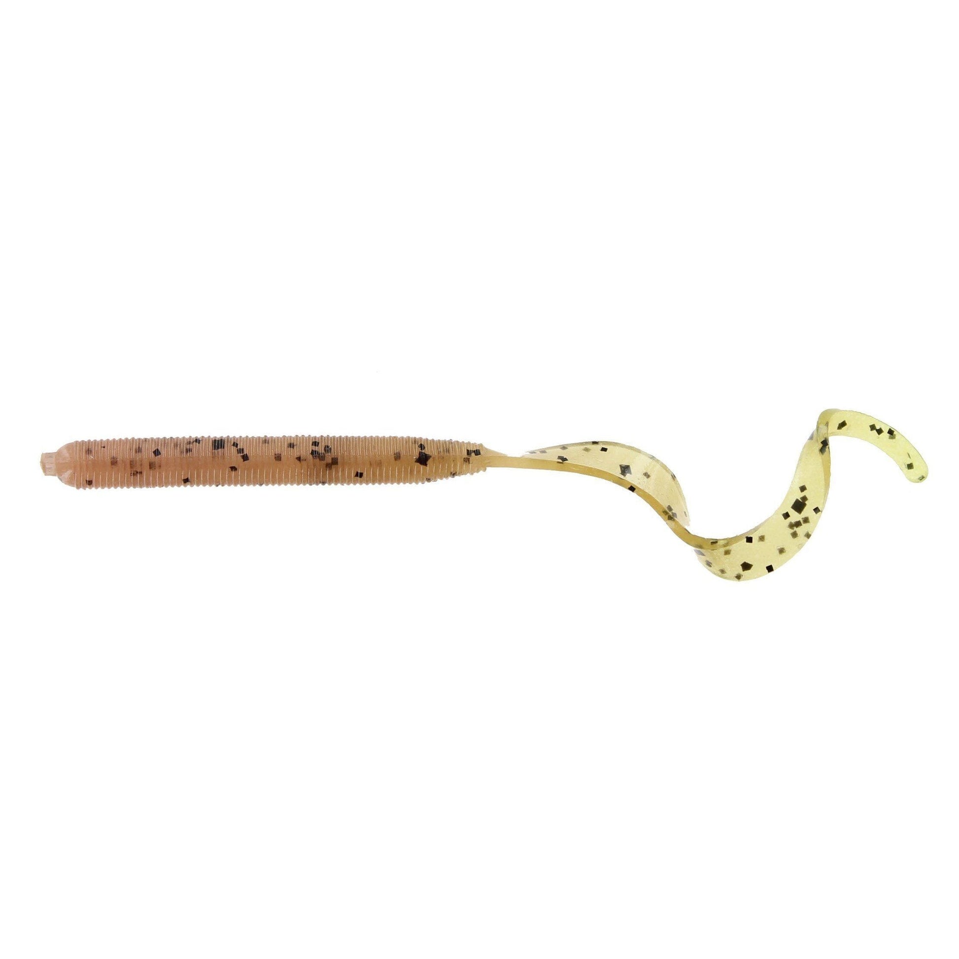 Zoom Curly Tail Worm-Pumpkin/Chartreuse-