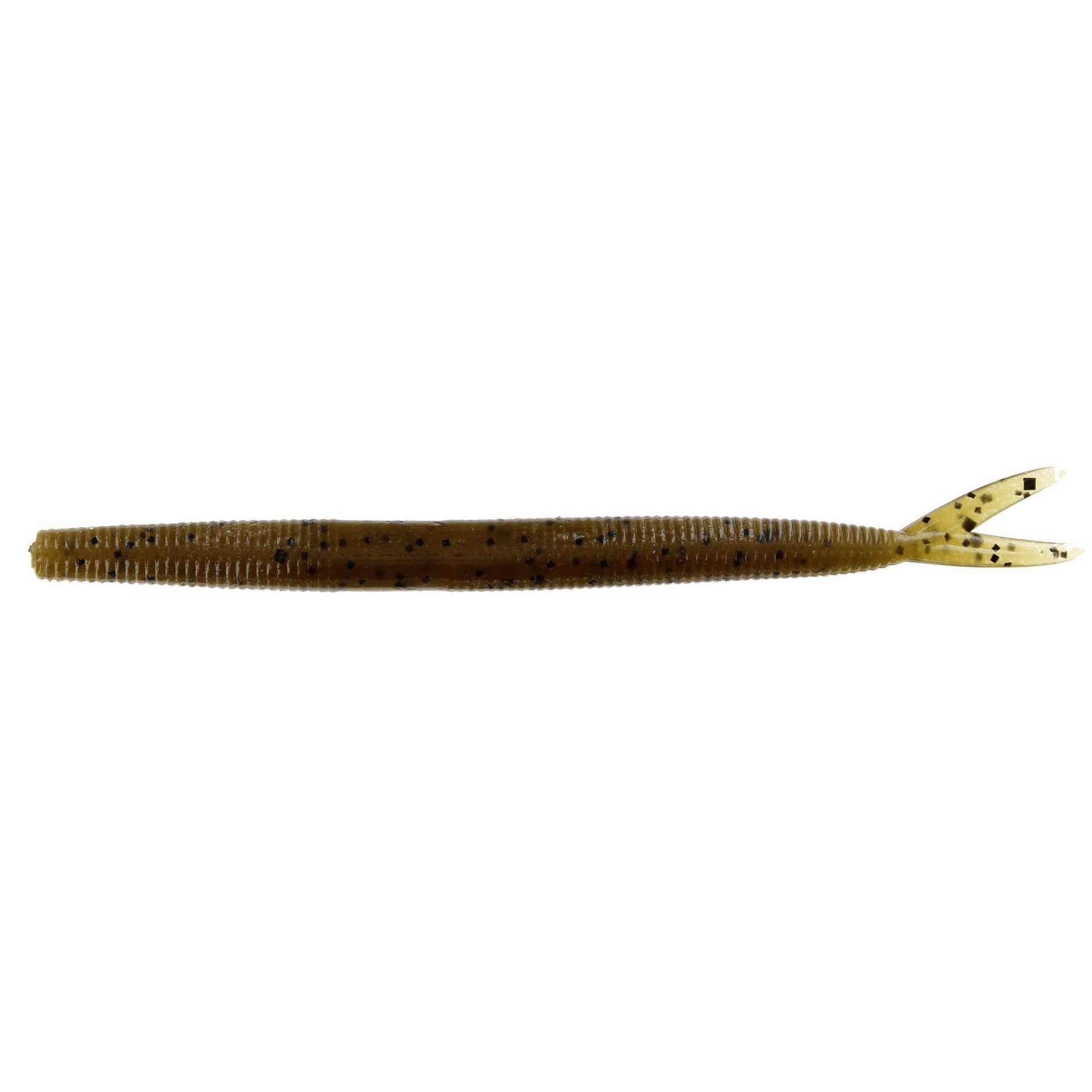 Zoom Fluke Stick Green Pumpkin Jr. 5" 