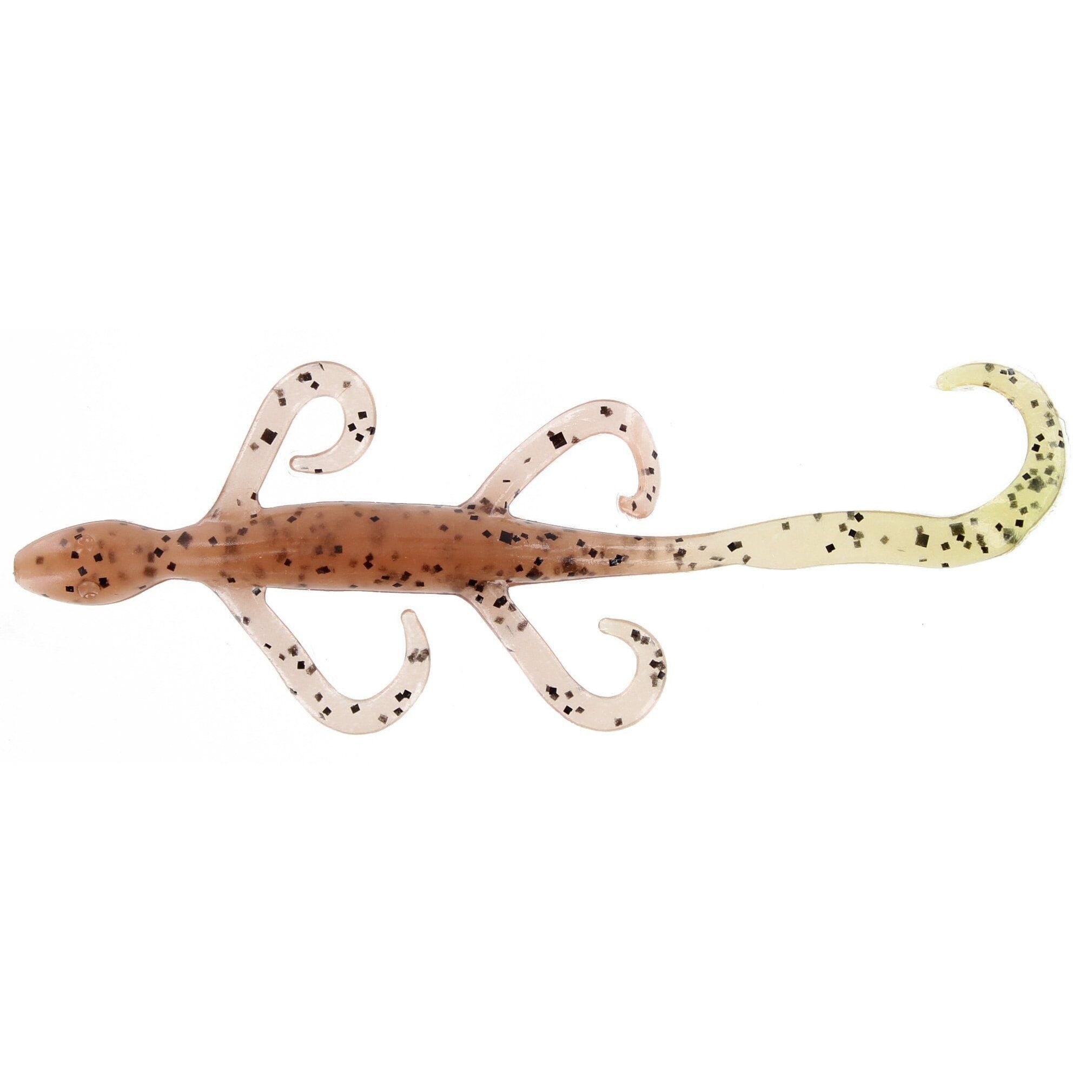 Zoom Lizard 5''-Pumpkin/Chartreuse-