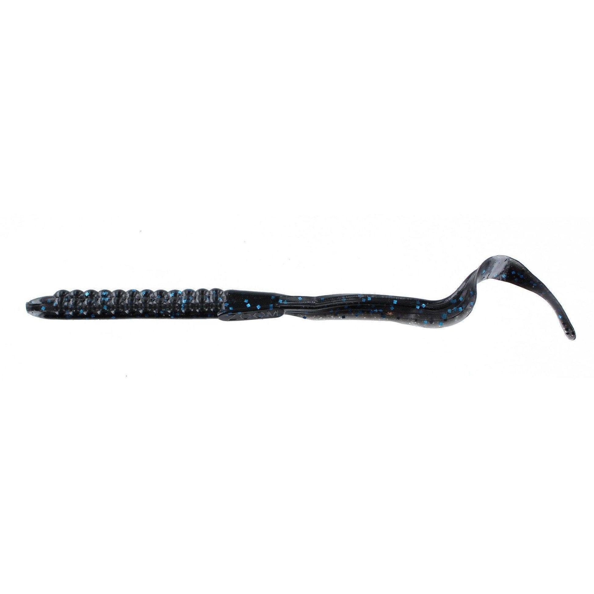 Zoom U Tail Worm-Blueberry / Black Blue-