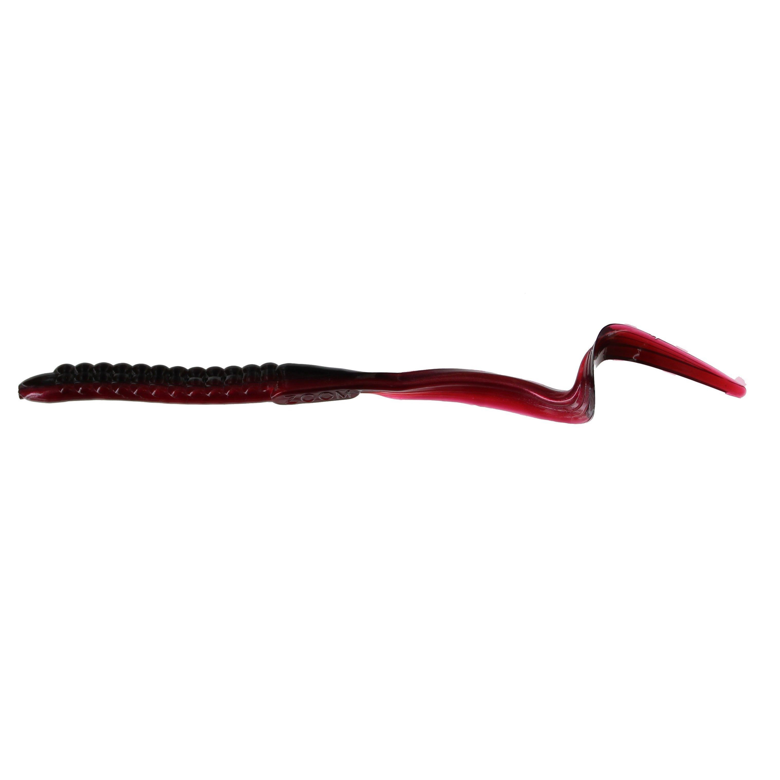 Zoom U Tail Worm-Red Shad-