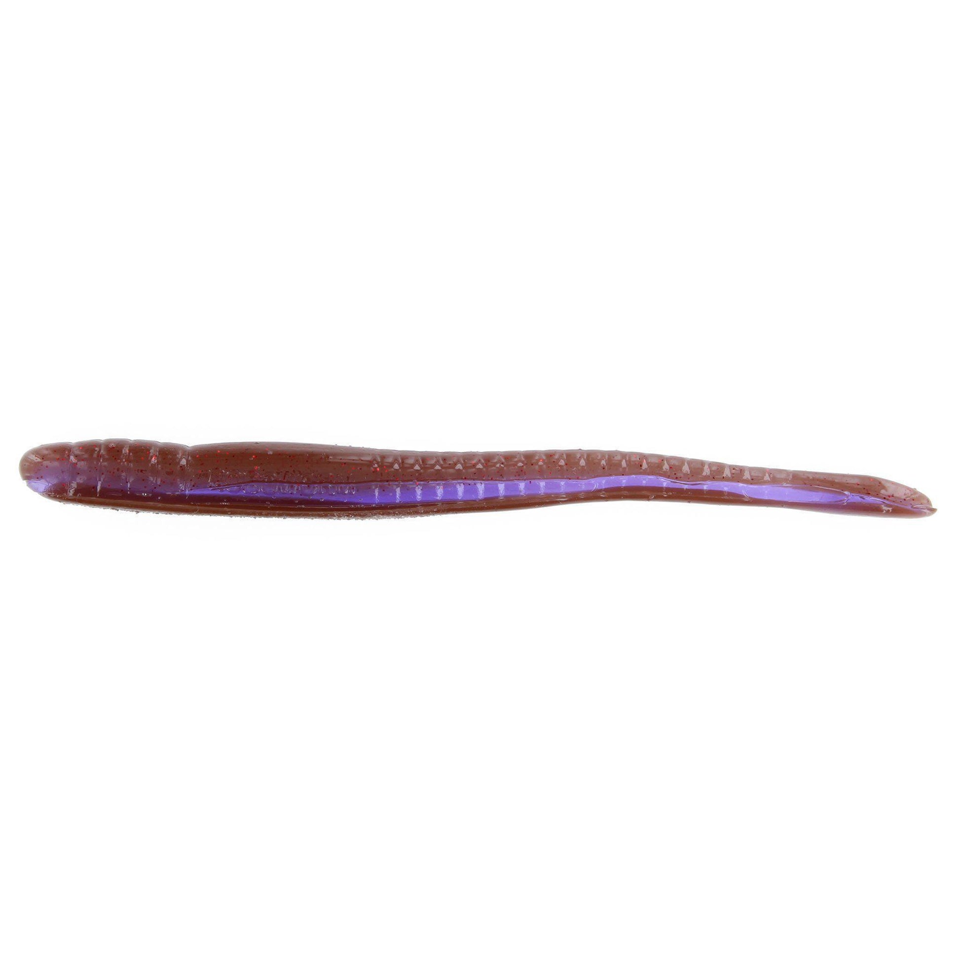 Roboworm Fat Straight Tail 6" Sf-A2Ar Oxblood Light/Red Flake 8Pk