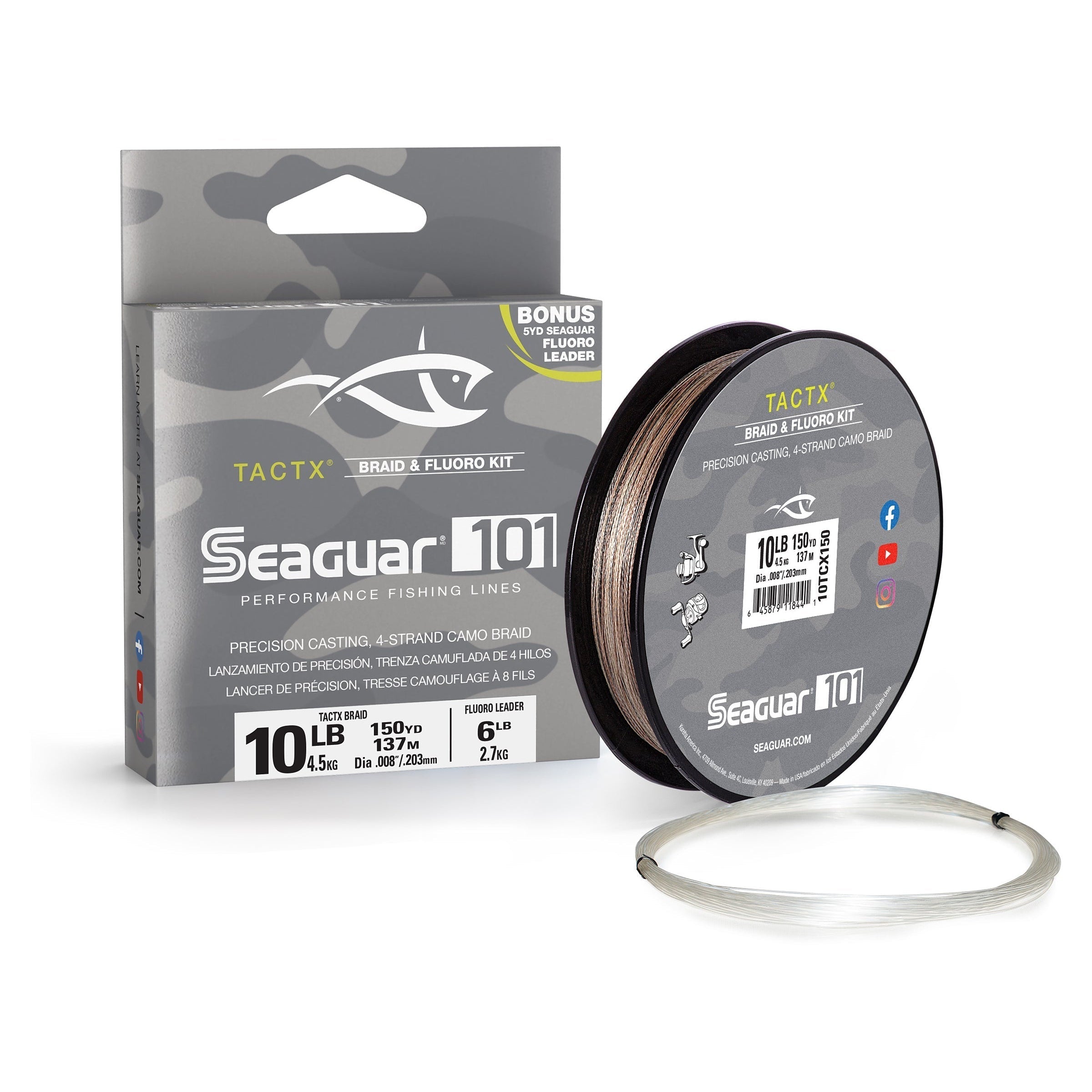 Seaguar Tactx Braid & Fluorocarbon Kit-