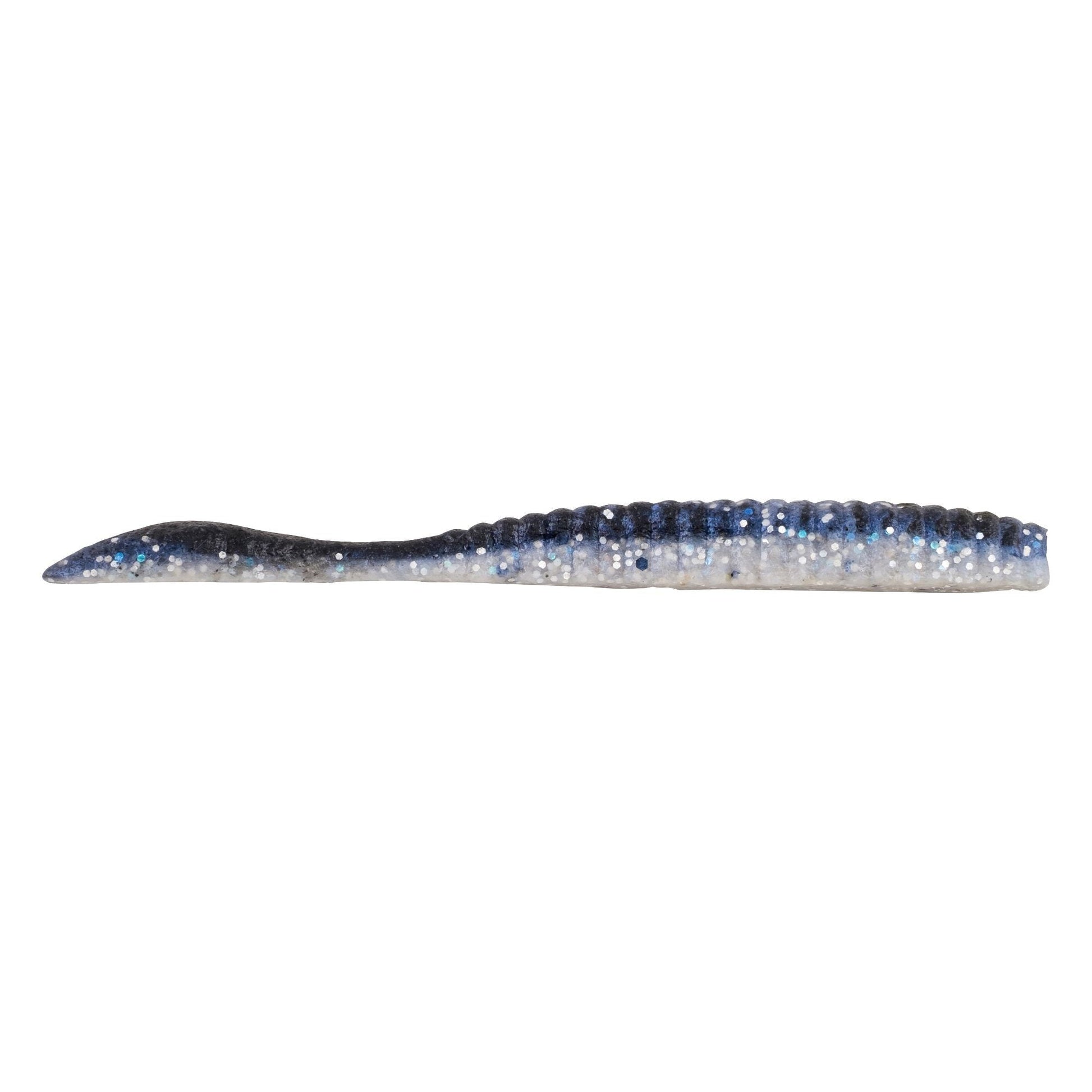 Berkley Maxscent Flat Worm-Black Shiner-3.6" 10pk-