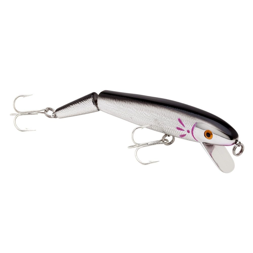 broken back fishing lures Cotton Cordell Jointed Red Fin Chrome/Black