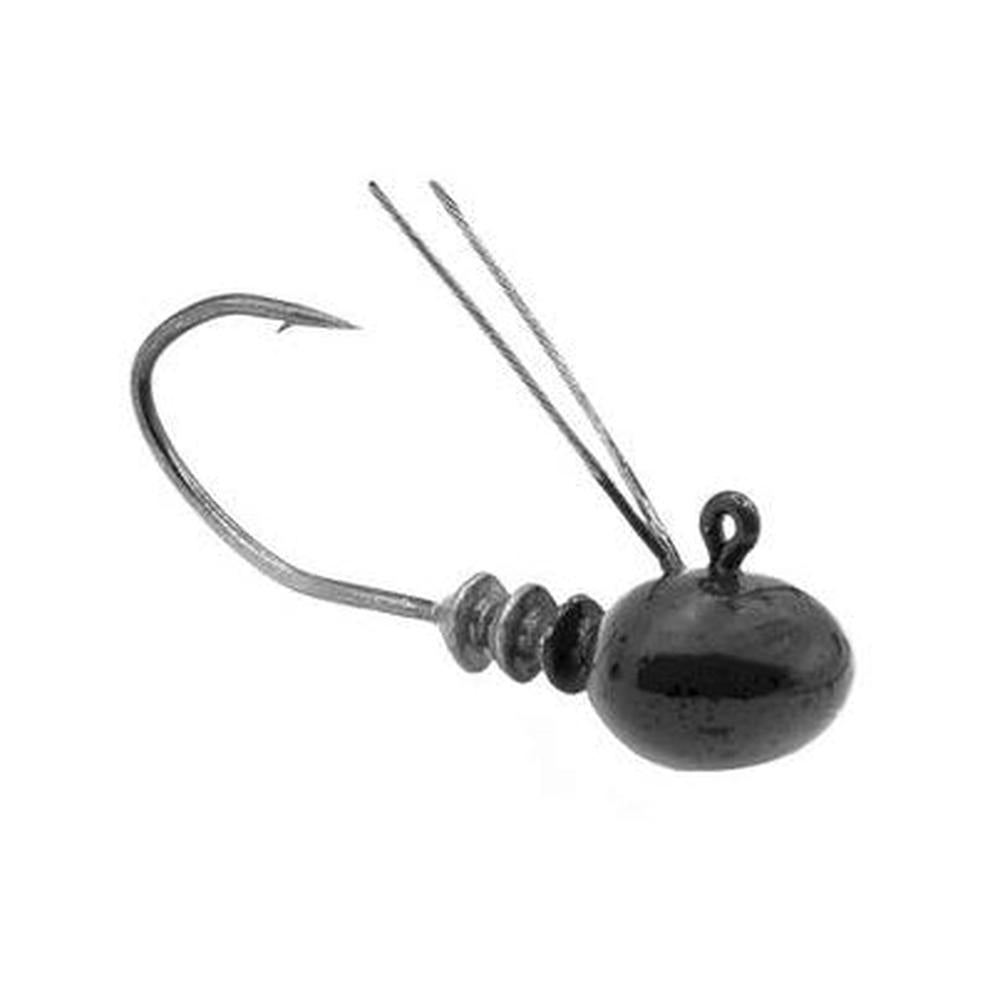 Divine Ned Rig Football Heads 4Pk Black 1/4oz 
