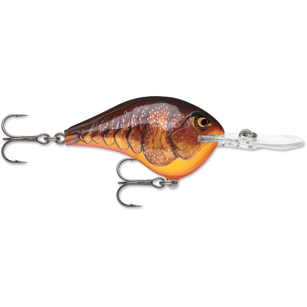 Rapala Dt 8 Crankbait-Dark Brown Crawdad-