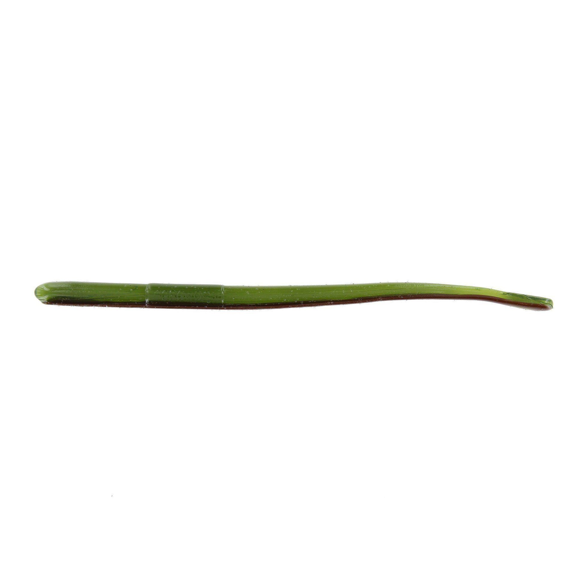 Roboworm Straight Tail Worm 4.5" Green Weenie