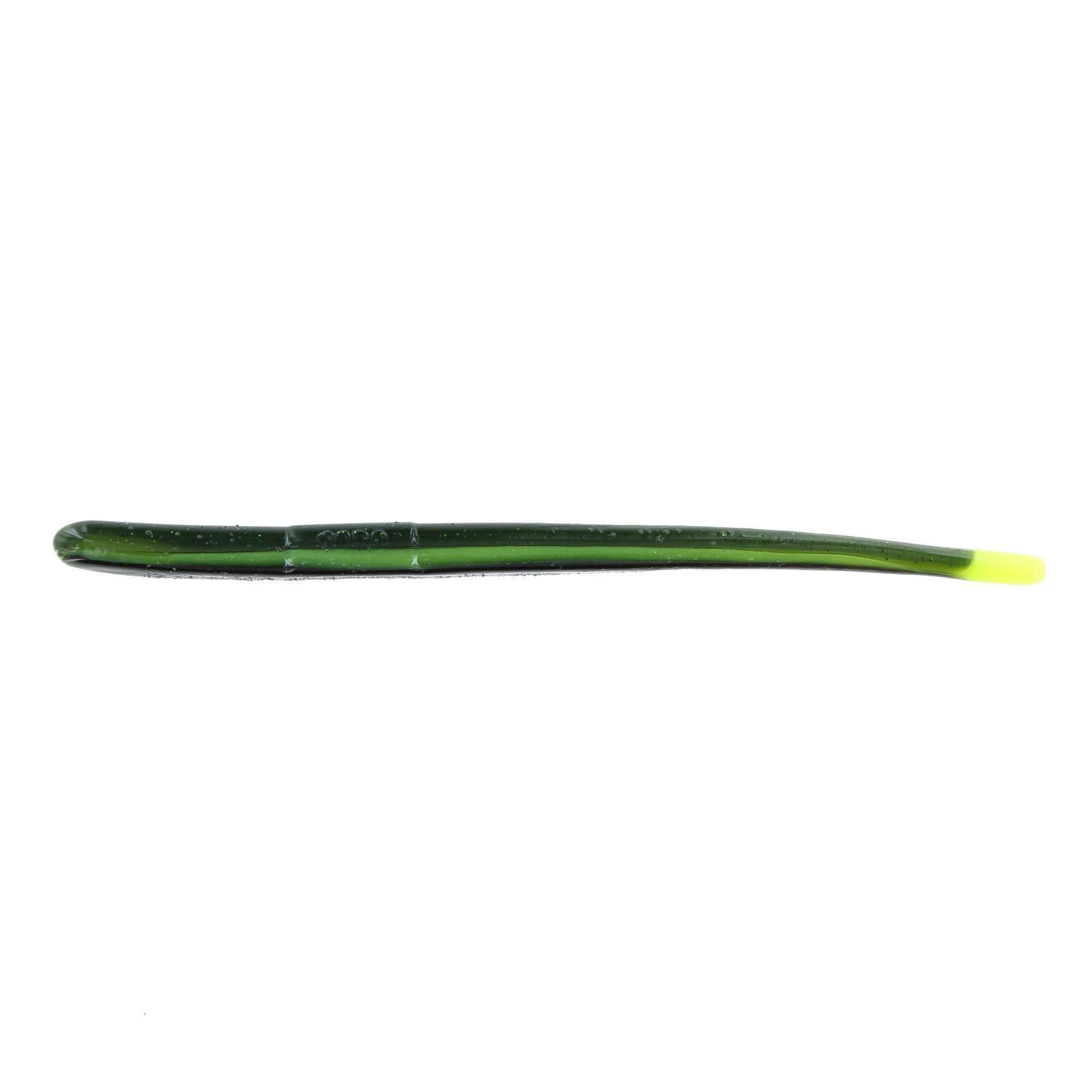 Roboworm Straight Tail Worm 4.5" Mean Green