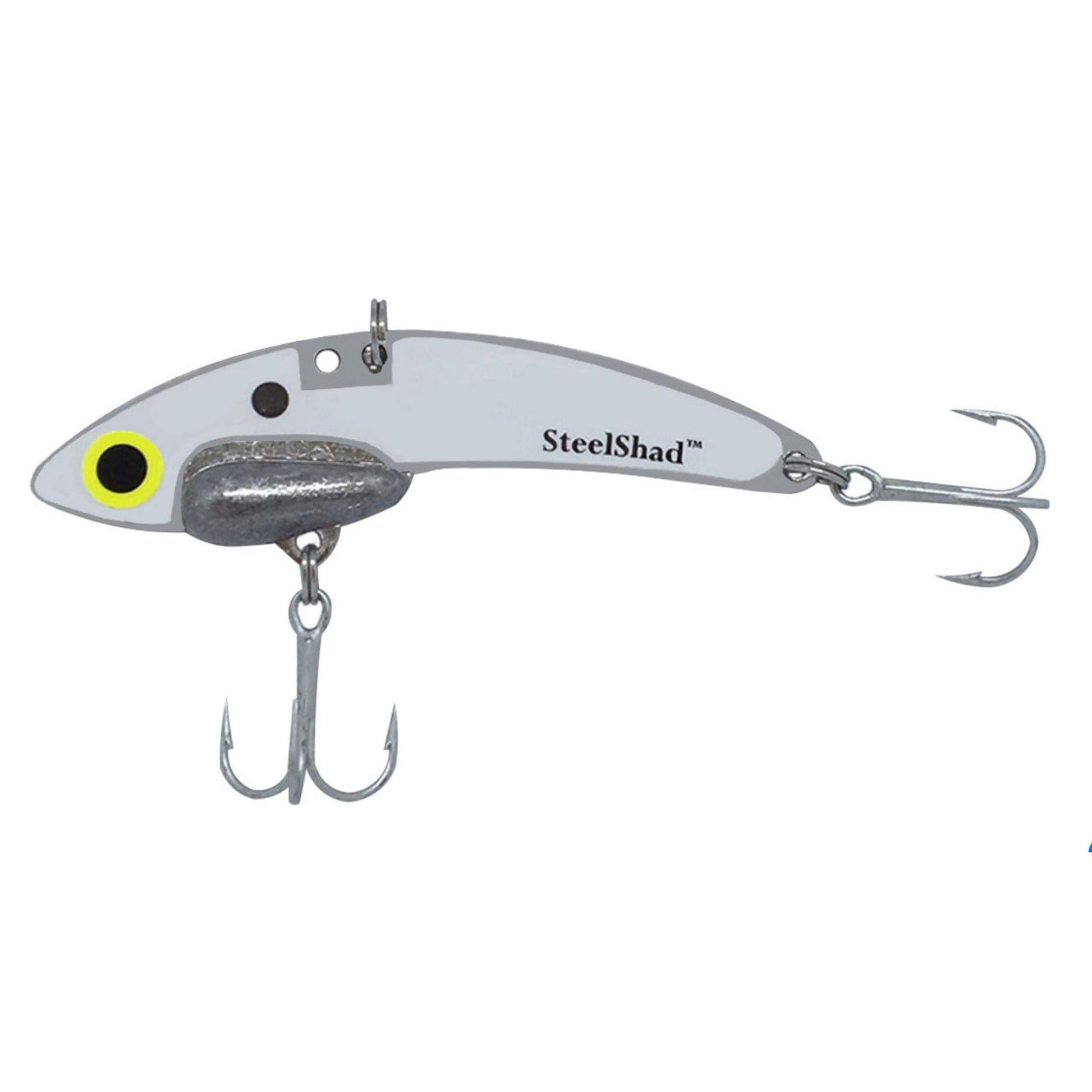 Steelshad Blade Bait-White Shad-1/2oz 1pk-