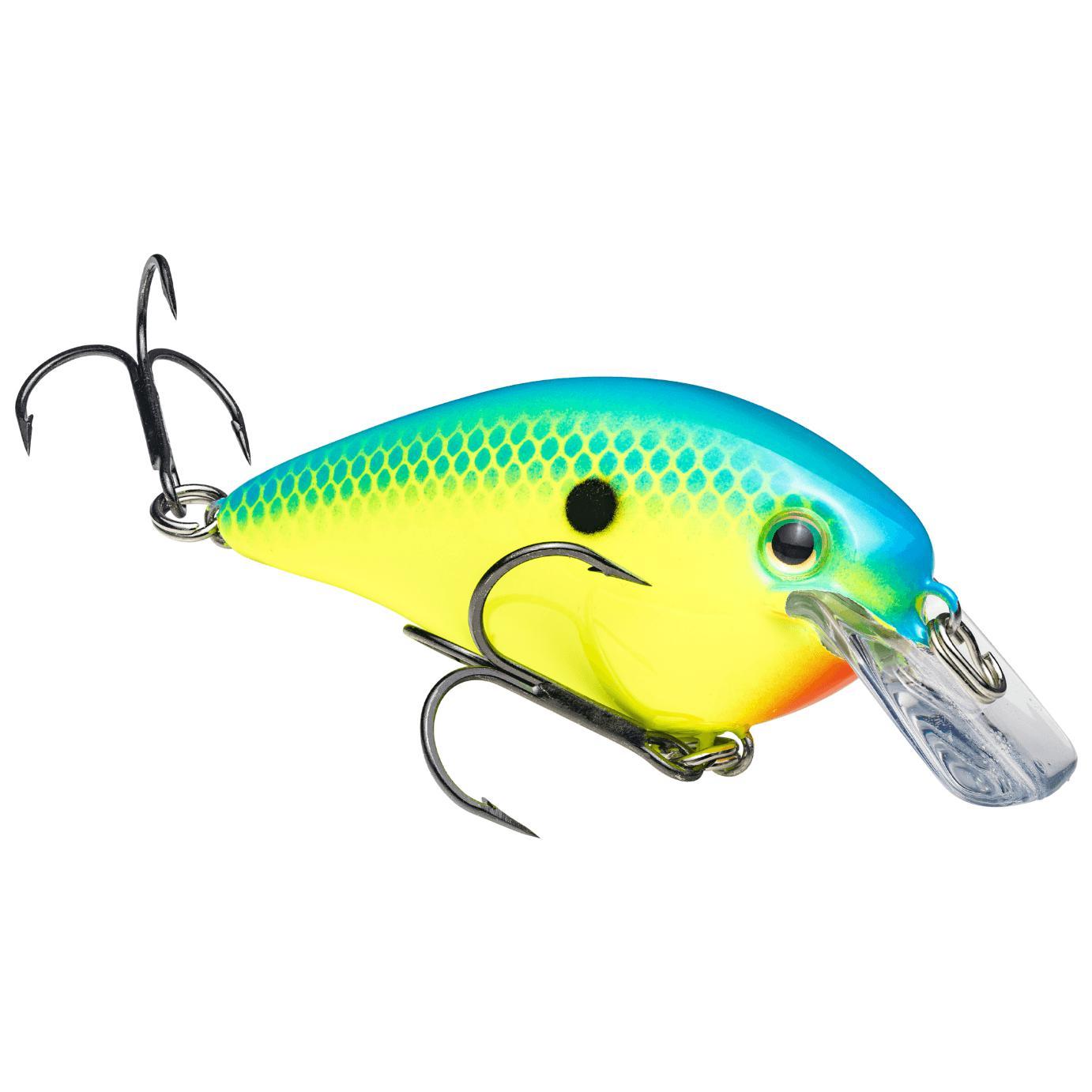 Strike King Kvd Square 1.5 Crankbait-Powder Blue Back Chartreuse-