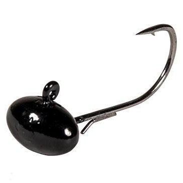 Z Man Finesse Football Nedz Jighead 3Pk-1/8 oz-Black-