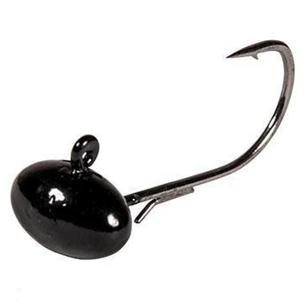 Z Man Finesse Football Nedz Jighead 3Pk 1/4 oz Black 