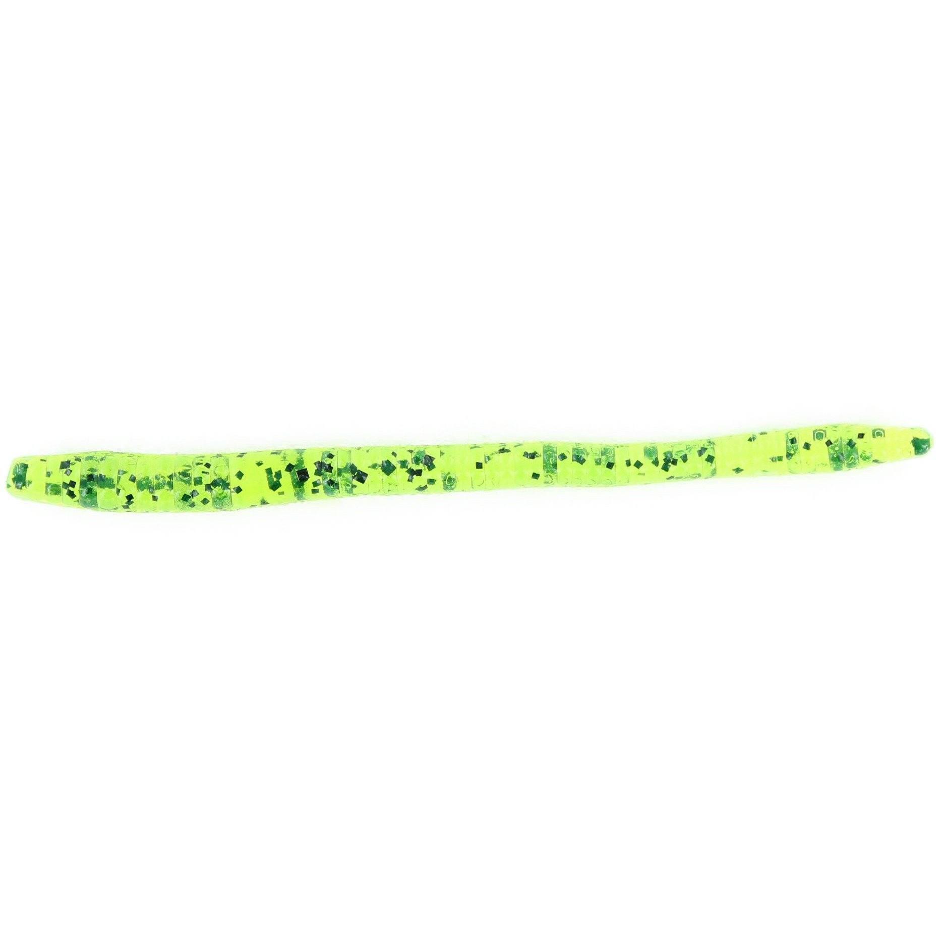 Zoom Finesse Worm 20pk-Chartreuse Pepper-