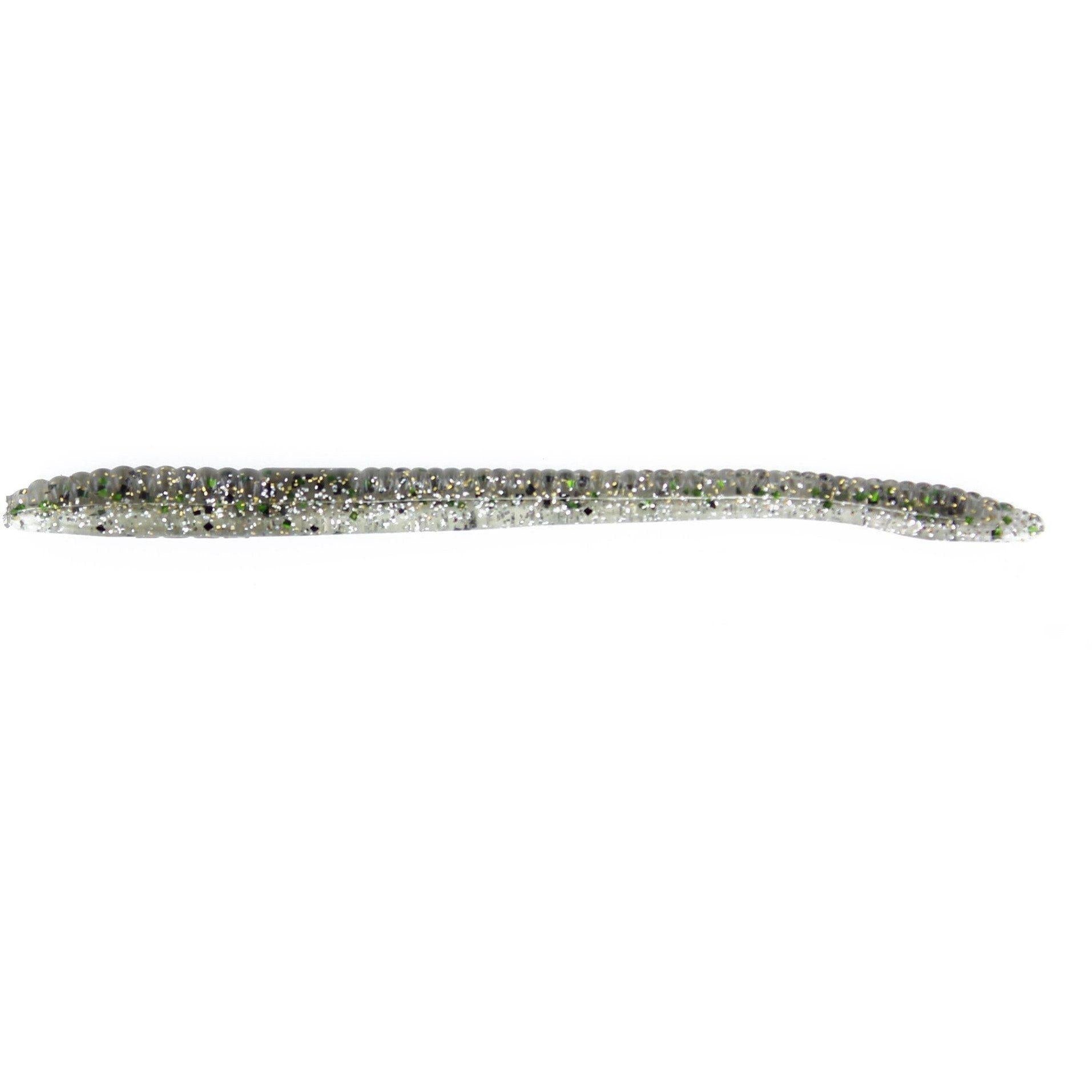 Zoom Finesse Worm 20pk-Green Flash-