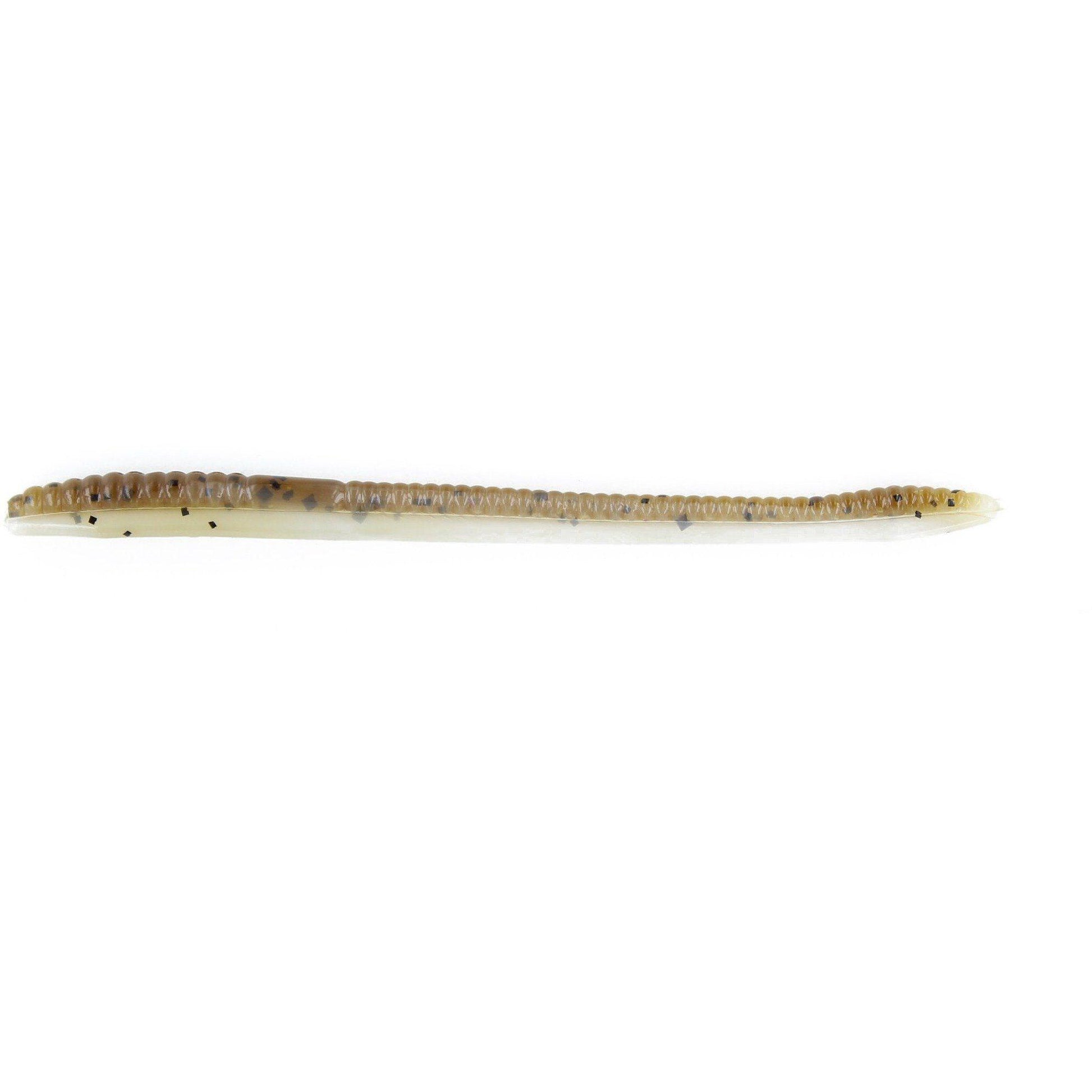 Zoom Finesse Worm 20pk-Green Pumpkin/Pearl-