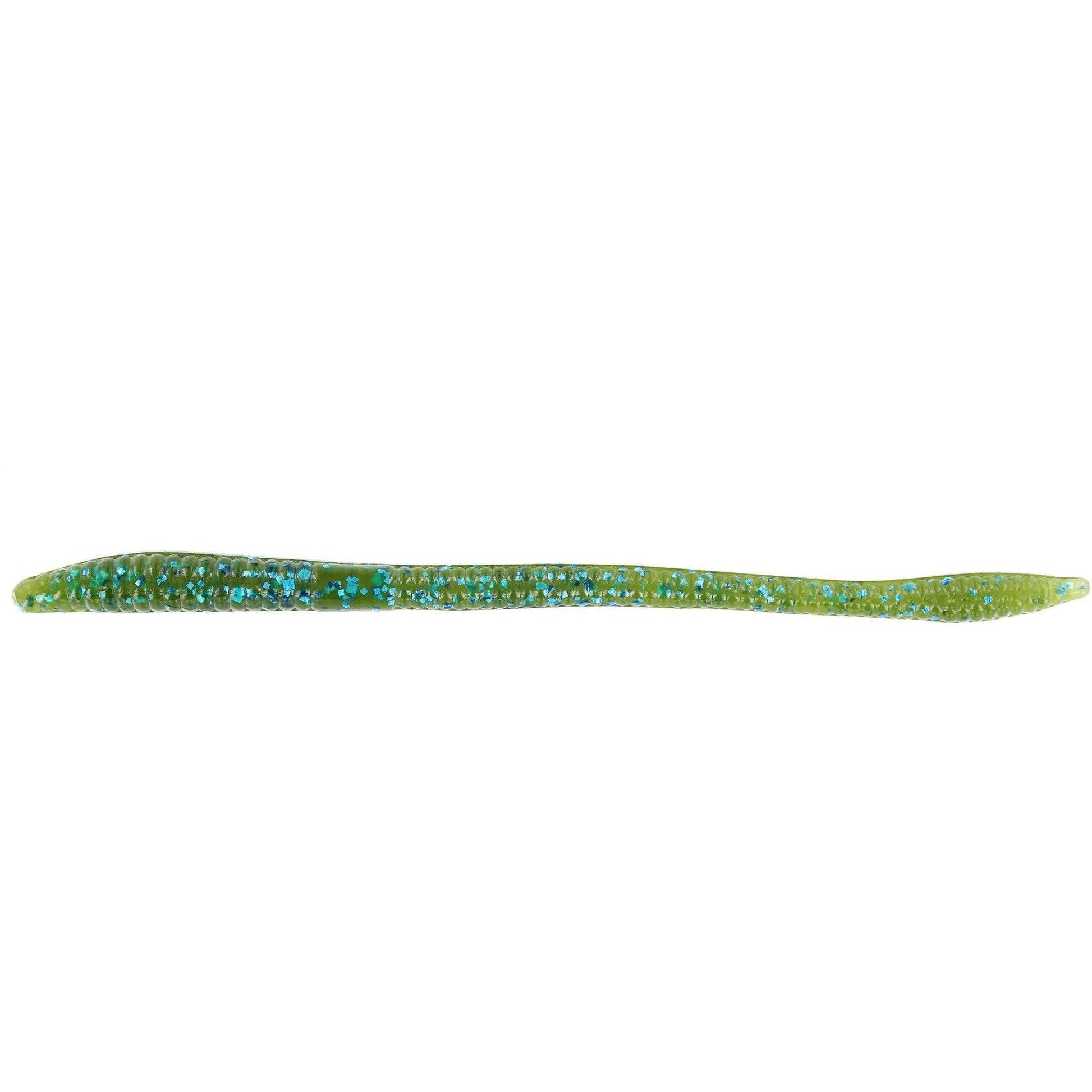 blue worm with yellow tail zoom fishing lure Zoom Trick Worm