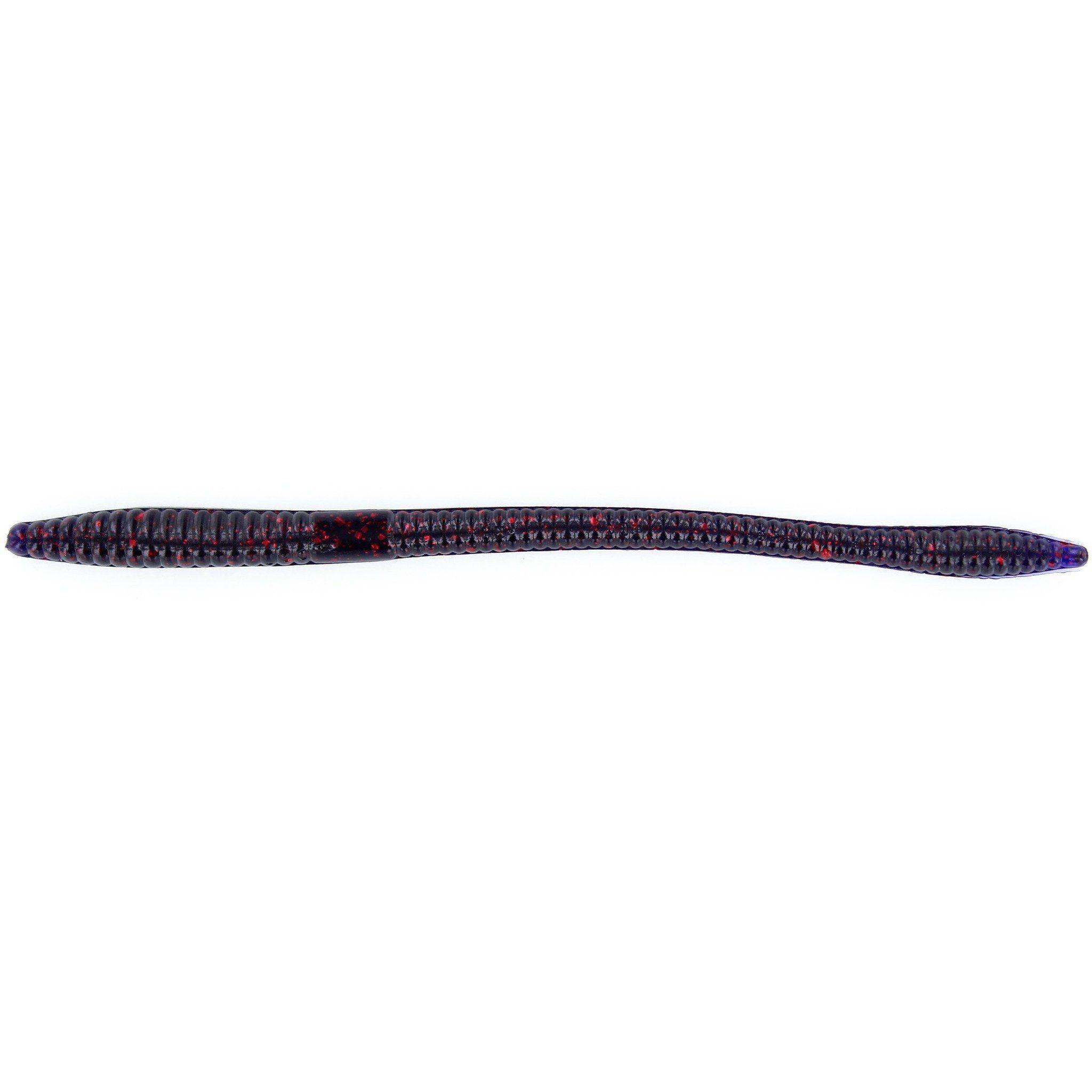 Zoom Trick Worm-Grape Red Glitter-